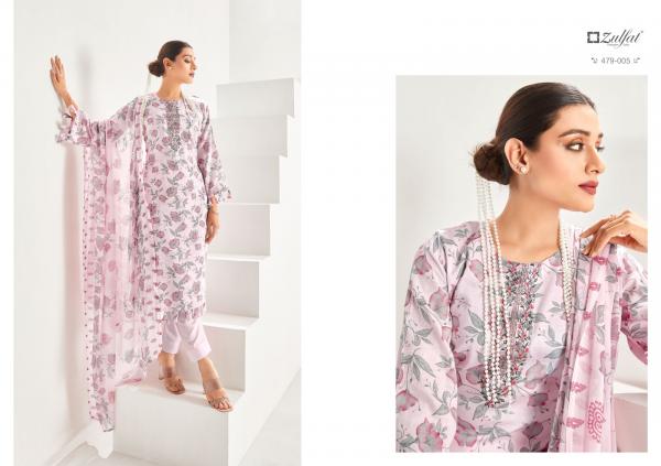 Zulfat Khwaish Cotton Designer Dress Material Collection